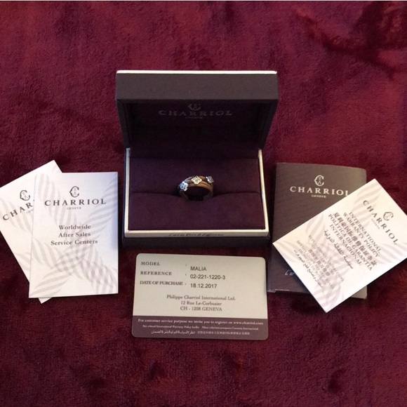 Charriol Jewelry - Charriol Malia Flower Ring - Rose Gold & Silver
